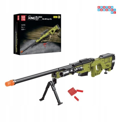 KLOCKI TECHNIC SNIPERKA AWM BROŃ ZABAWKOWA 1628 el. MOULD KING 14010