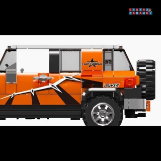 [27059] Klocki 414 el. Auto terenowe FJ Cruiser SUV w gablocie Mould King [S]
