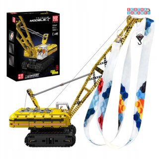 [15069] Klocki 1292 el. Ruchomy żuraw dźwig crawler crane z pilotem Mould King [S]