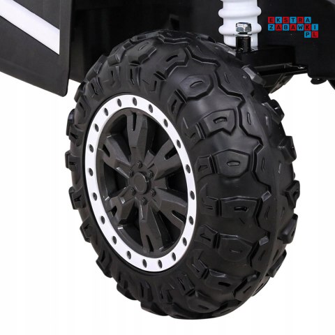 [A036] Buggy UTV 2000M Racing 4x45W 12V/10Ah koła EVA, pokrowiec, pilot, LED - biały