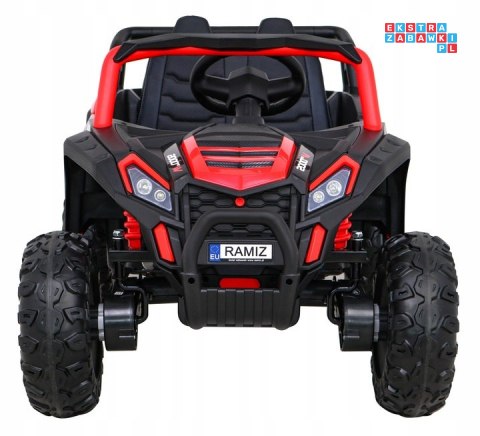 [A036] Buggy UTV 2000M Racing 4x45W 12V/10Ah koła EVA, pokrowiec, pilot, LED - czerwony