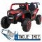 [A036] Buggy UTV 2000M Racing 4x45W 12V/10Ah koła EVA, pokrowiec, pilot, LED - czerwony