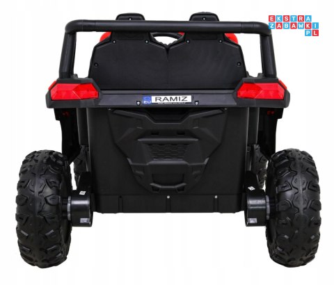 [A036] Buggy UTV 2000M Racing 4x45W 12V/10Ah koła EVA, pokrowiec, pilot, LED - czerwony