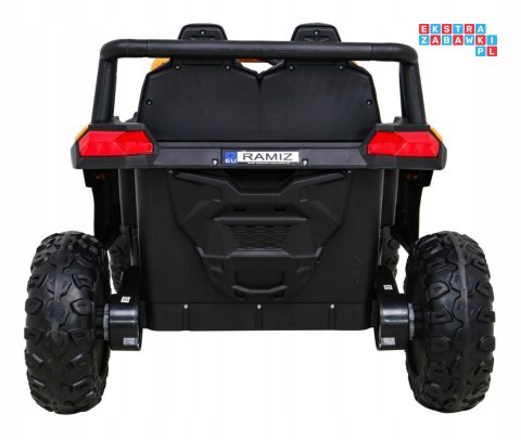 [A036] Buggy UTV 2000M Racing 4x45W 12V/10Ah koła EVA, pokrowiec, pilot, LED - złoty