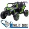 [A036] Buggy UTV 2000M Racing 4x45W 12V/10Ah koła EVA, pokrowiec, pilot, LED - zielony