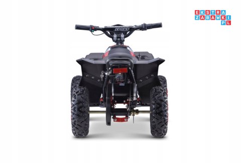 [ATV-11E] Quad HIPERFECT 1000W (48V/12Ah) silnik bezszczotkowy pompowane opony ekoskóra - czerwony