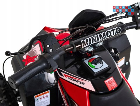 [ATV-11E] Quad HIPERFECT 1000W (48V/12Ah) silnik bezszczotkowy pompowane opony ekoskóra - czerwony