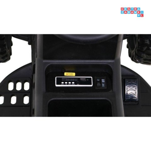 [BDM0925] Traktor TITANIUM z przyczepą 2x45W 12V/7Ah pilot, pokrowiec, koła EVA, MP3 - zielony