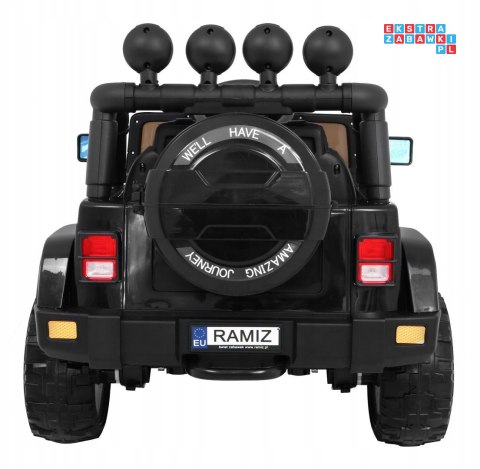 [BRD-7588] Terenowy Full Time 4WD 4x40W 12V/10Ah koła EVA, pilot, LED - czarny