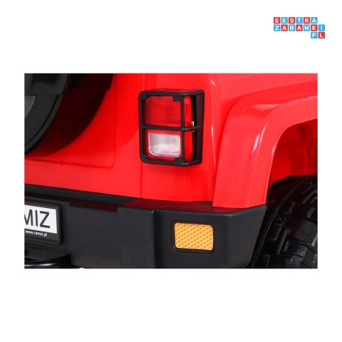 [BRD-7588] Terenowy Full Time 4WD 4x45W 12V/10Ah koła EVA, pilot, LED - czerwony