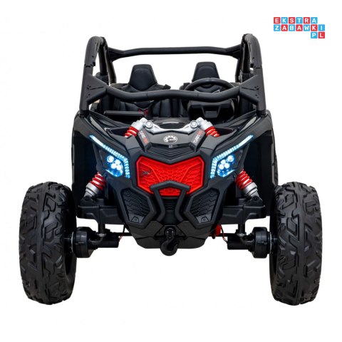 [DK-CA001] Buggy Maverick Turbo RR dwuosobowy 4x200W 24V/14Ah koła EVA, ekoskóra, LED - czarny