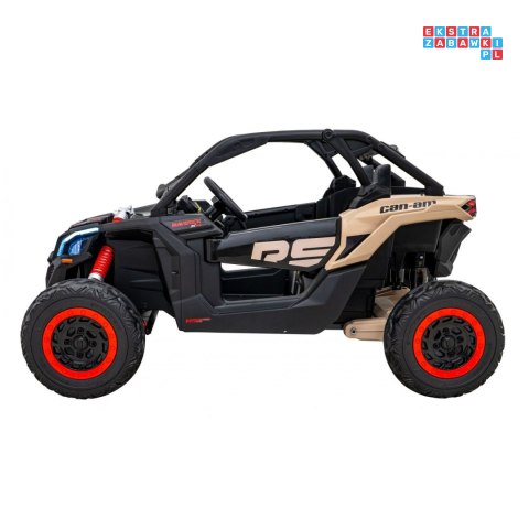 [DK-CA001] Buggy Maverick Turbo RR dwuosobowy 4x200W 24V/14Ah koła EVA, ekoskóra, LED - czarny