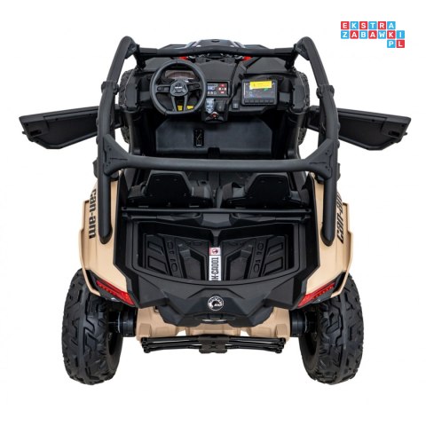 [DK-CA001] Buggy Maverick Turbo RR dwuosobowy 4x200W 24V/14Ah koła EVA, ekoskóra, LED - czarny