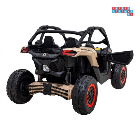 [DK-CA001] Buggy Maverick Turbo RR dwuosobowy 4x200W 24V/14Ah koła EVA, ekoskóra, LED - czarny