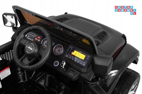 [JWR555] Jeep Wrangler Rubicon 4x45W 12V/14Ah EVA, pokrowiec, pilot, LED, MP3, BT - czarny