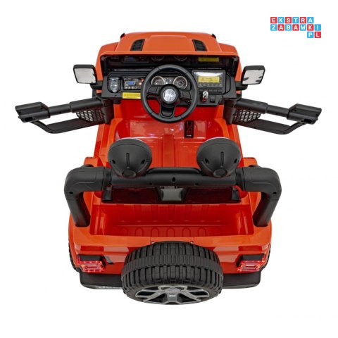 [JWR555] Jeep Wrangler Rubicon 4x45W 12V/14Ah EVA, pokrowiec, pilot, LED, MP3, BT - pomarańczowy