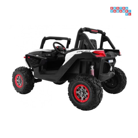 [XMX-603] Buggy SUPERSTAR UTV-MX dwuosobowy 4x45W 12V/18Ah pilot, pokrowiec, LED, BT - biały