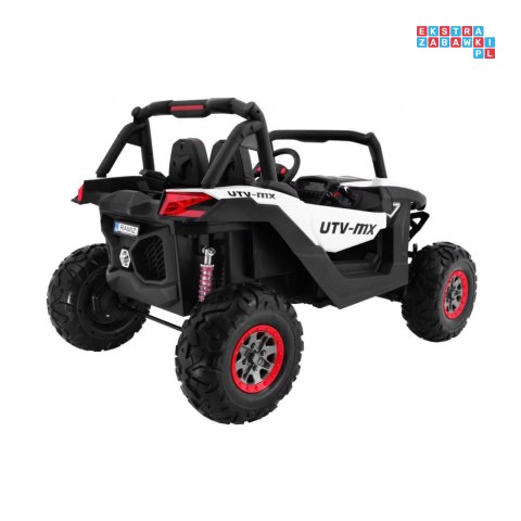 [XMX-603] Buggy SUPERSTAR UTV-MX dwuosobowy 4x45W 12V/18Ah pilot, pokrowiec, LED, BT - biały