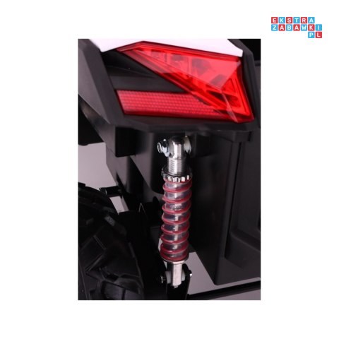 [XMX-603] Buggy SUPERSTAR UTV-MX dwuosobowy 4x45W 12V/18Ah pilot, pokrowiec, LED, BT - biały