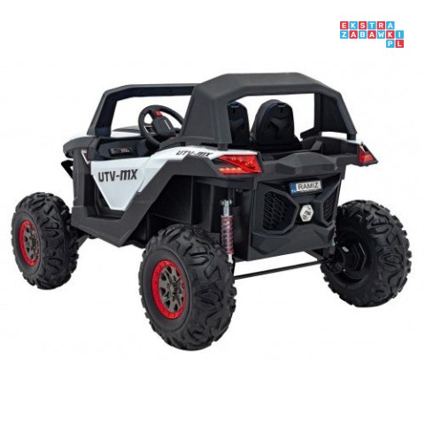 [XMX-603B] Duży Buggy SUPERSTAR UTV-MX 2000N dwuosobowy, wersja 300W 4x75W, 24V/9Ah pilot, pokrowiec, LED, MP3 - biały