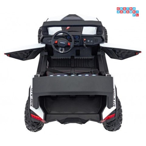 [XMX-603B] Duży Buggy SUPERSTAR UTV-MX 2000N dwuosobowy, wersja 300W 4x75W, 24V/9Ah pilot, pokrowiec, LED, MP3 - biały