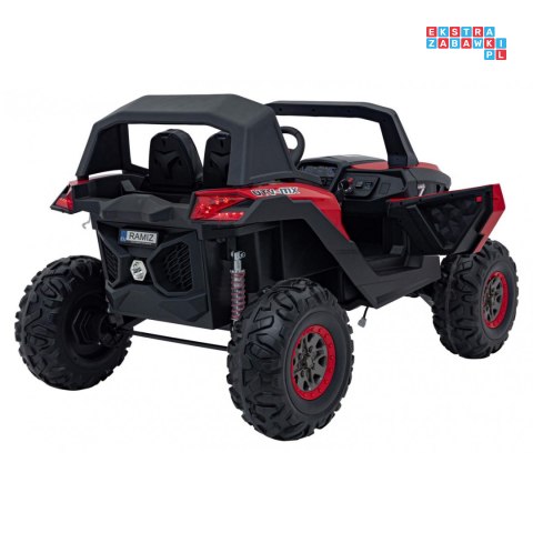 [XMX-603B] Duży Buggy SUPERSTAR UTV-MX 2000N dwuosobowy, wersja 300W 4x75W, 24V/9Ah pilot, pokrowiec, LED, MP3 - czerwony
