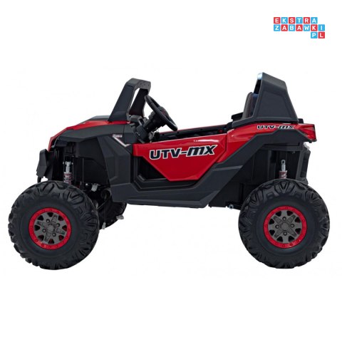 [XMX-603B] Duży Buggy SUPERSTAR UTV-MX 2000N dwuosobowy, wersja 300W 4x75W, 24V/9Ah pilot, pokrowiec, LED, MP3 - czerwony
