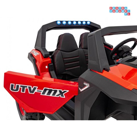 [XMX-603B] Duży Buggy SUPERSTAR UTV-MX 2000N dwuosobowy, wersja 300W 4x75W, 24V/9Ah pilot, pokrowiec, LED, MP3 - czerwony