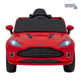 [S310] Aston Martin DBX na akumulator 4x25 12V/7Ah Pilot EVA Wolny Start Audio LED - czerwony