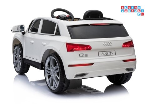 Audi Q5 Dla Dzieci 2x45W z Pilotem Auto Na Akumulator Ekoskóra EVA LED