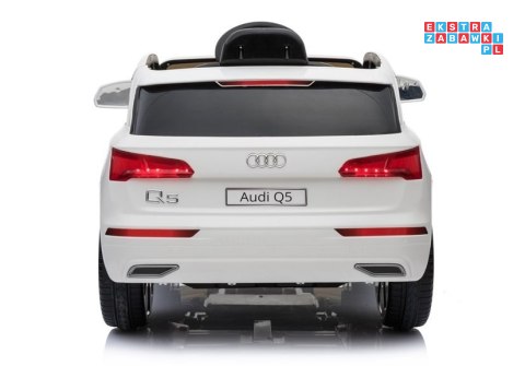 Audi Q5 Dla Dzieci 2x45W z Pilotem Auto Na Akumulator Ekoskóra EVA LED