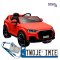 [19524] Audi Q7 na akumulator 2x45W 12V/7Ah lakierowany ekoskóra EVA MP3 - czerwony