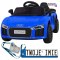 [HL1818] Audi R8 na akumulator 2x35W 6V/9Ah pilot EVA wolny start MP3 LED - niebieski