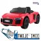 [JJ2198.EXL] Audi R8 Spyder lakierowany na akumulator 2x45W 12V/7Ah Pilot EVA Wolny Start MP3 LED - czerwony