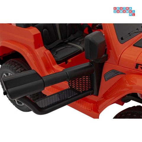 [JWR555] Jeep Wrangler Rubicon 4x45W 12V/14Ah EVA, pokrowiec, pilot, LED, MP3, BT - pomarańczowy