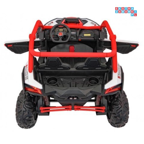[KKL-808] Buggy SR SUPER 66 dwuosobowy 4x75W 24V/7Ah pilot, LED, MP3 - czerwony