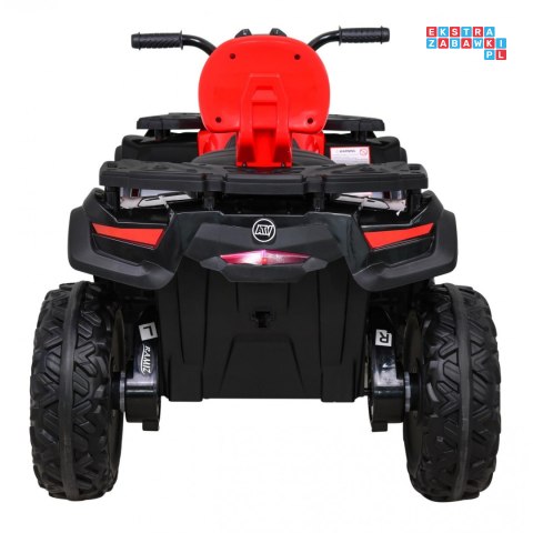 [S615] Quad ATV XT-speed 4x80W 24V/10Ah EVA, pokrowiec, LED, MP3 - czerwony