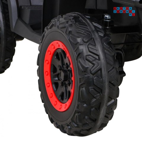 [S615] Quad ATV XT-speed 4x80W 24V/10Ah EVA, pokrowiec, LED, MP3 - czerwony