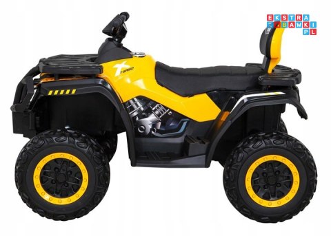[S615] Quad ATV XT-speed 4x80W 24V/10Ah EVA, pokrowiec, LED, MP3 - żółty