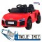 [HL1818] Audi R8 na akumulator 2x35W 6V/9Ah pilot EVA wolny start MP3 LED - czerwony