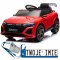 [BRD-2168] Audi SQ8 na akumulator 2x35W 12V/9Ah ekoskóra EVA bluetooth - czerwony