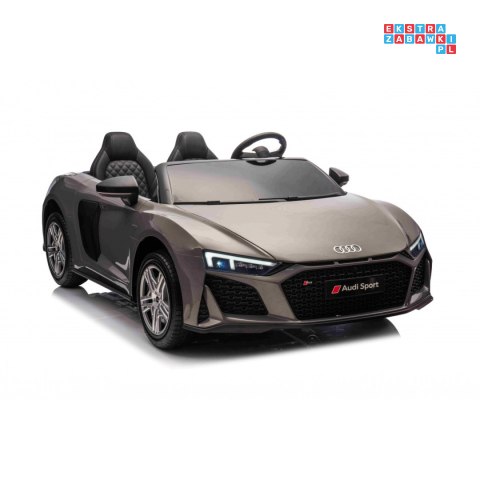 [A3000] Audi Spyder R8 Lift auto na akumulator 2x200W 24V/14Ah ekoskóra - szary