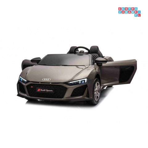 [A3000] Audi Spyder R8 Lift auto na akumulator 2x200W 24V/14Ah ekoskóra - szary