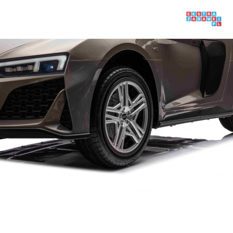 [A3000] Audi Spyder R8 Lift auto na akumulator 2x200W 24V/14Ah ekoskóra - szary