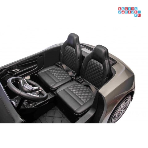 [A3000] Audi Spyder R8 Lift auto na akumulator 2x200W 24V/14Ah ekoskóra - szary