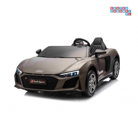 [A3000] Audi Spyder R8 Lift auto na akumulator 2x200W 24V/14Ah ekoskóra - szary