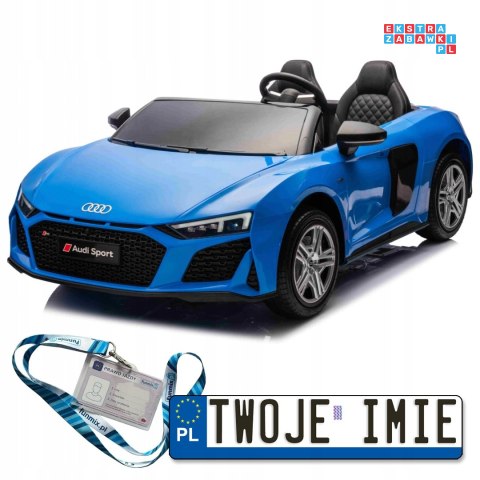 [A3000.STRONG] Audi Spyder R8 Lift strong na akumulator 200W 24V/14Ah silnik bezszczotkowy - niebieski