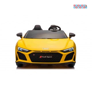Żółte Audi Spyder R8 Lift strong na akumulator - 200W, 24V/14Ah, silnik bezszczotkowy - [A3000.STRONG]