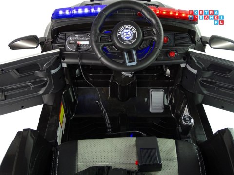 Auto BBH0007 Na Akumulator Policja Ekoskóra Koła EVA LED Wejście MP3 USB