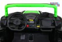 [A032] Buggy ATV Racing dwuosobowy na akumulator 4x200 24V/7Ah pilot MP3 LED - zielony